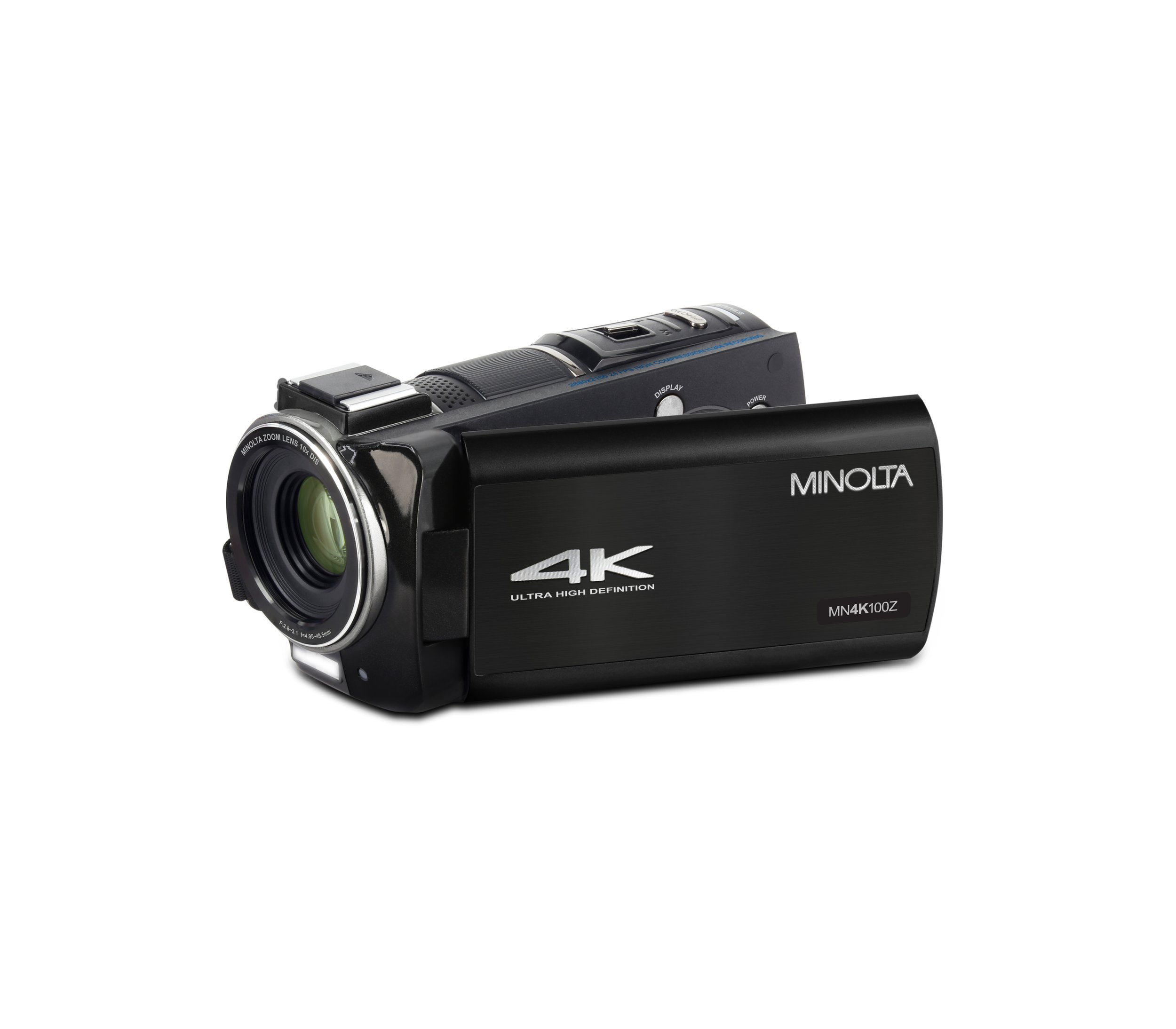 MN4K100Z 4K Ultra HD Camcorder w/10x Optical Zoom — Minolta MN4K100Z 4K Ultra HD Camcorder w/10x Optical Zoom — Minolta